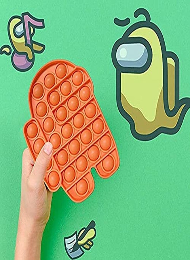 NIYANETAIL ألعاب NIYANETAIL Pop It Fidget، لعبة Pop it Rainbow Push Bubble Fidget الحسية، لعبة سيليكون لتخفيف التوتر للأطفال ذوي الاحتياجات الخاصة بالتوحد، ألعاب حسية رائعة وهدايا مبتكرة (أندرويد) - Image 5